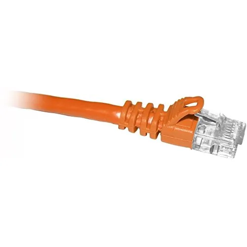 Enet C5E-OR-8-ENC Cat5e Orange 8 Foot Patch Cable With Snagless Molded