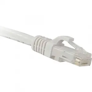 Enet C5E-WH-20-ENC Cat5e White 20 Foot Patch Cable With Snagless Molde