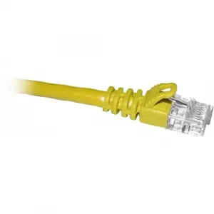 Enet C5E-YL-4-ENC Cat5e Yellow 4 Foot Patch Cable With Snagless Molded