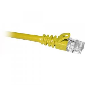 Enet C5E-YL-30-ENC Cat5e Yellow 30 Foot Patch Cable With Snagless Mold