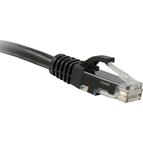 Enet C6-BK-30-ENC Cat6 Black 30 Foot Patch Cable With Snagless Molded 