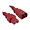 C14C15-RD-2F-ENC | Enet 2FT Red C14 to C15 Power Extension
