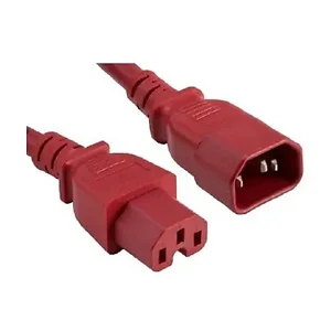 C14C15-RD-2F-ENC | Enet 2FT Red C14 to C15 Power Extension