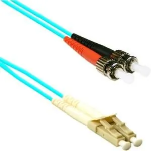 Enet STLC-10G-30M-ENC St To Lc 30m Om3 Aqua Patch Cable