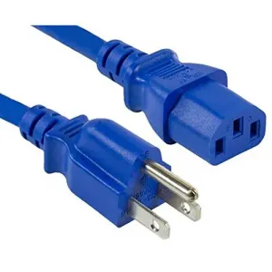 Enet N515-C13-BL-10F-ENC 5-15p To C13 10ft Blue Power Cord