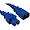 C14C15-BL-8F-ENC | Enet 8FT Blue C14 to C15 Power Extension