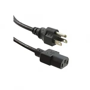 Enet N515-C13-10F-ENC 5-15p To C13 10ft Black Power Cord