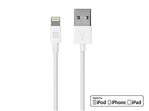 12838 | Monoprice Apple MFi Certified Lightning Cable - 4FT