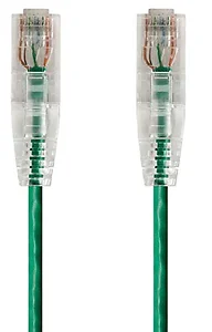 Monoprice SLIMRUN 3FT Green CAT6 Ethernet Cable - High Speed