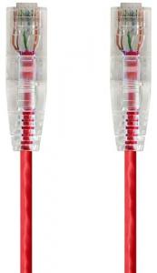 Monoprice 14806 Slimrun  Cat6 Utp Cable-3ft Red