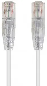 Monoprice 13511 Slimrun  Cat6 Utp Cable-6-inch White