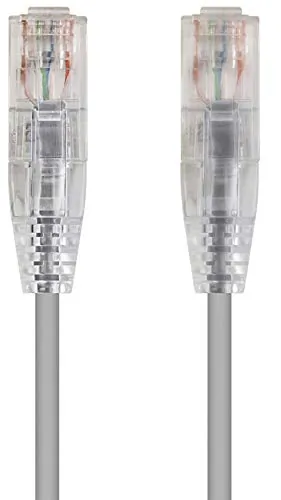 Monoprice 13544 Slimrun  Cat6 Utp Cable-10ft Gray