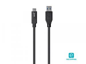 Monoprice 24287 Essentials Usb Type C To Usb-a 3.1 Gen 2 Cable - 10gbp