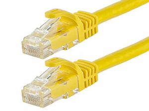 Monoprice 11390 Flexboot Cat5e 24awg  Cable_ 7ft Yellow