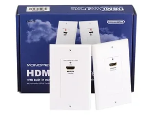 8009 | Monoprice HDMI Over CAT5E/6 Extender Wall Plate