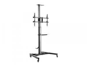 Monoprice 30361 Premium Mobile Tilt Tv Wall Mount Bracket Stand Cart W