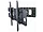 8586 | Monoprice Full Motion Corner TV Wall Mount - Black,
