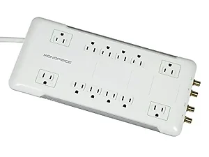 9201 | Monoprice 12-Outlet Power Surge Protector with USB
