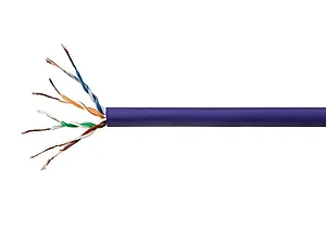 14780 | Monoprice CAT5E UTP CMR Cable - Purple - 250 FT for