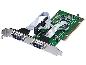 187 | Monoprice Dual Serial PCI Card - 32-Bit, 2 Serial