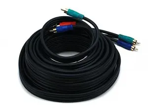 Monoprice 962 Rca Component Video Coaxial Cable 25ft