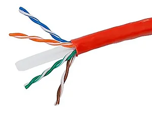2271 | Monoprice CAT6 UTP Stranded Ethernet Cable - Red