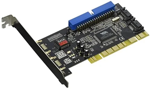 2664 | Monoprice SATA and PATA PCI RAID Controller Card for