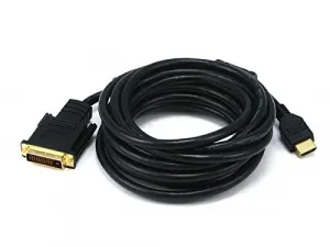 Monoprice 2698 Hdmi To M1-d (pd) Cable - Black  15ft