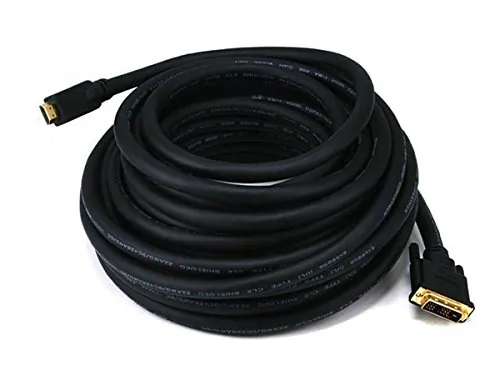 Monoprice 2810 Hdmi To Dvi Adapter Cable - Black 50ft