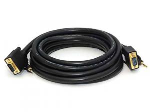 Monoprice 3339 Super Vga Hd15 Mm W Stereo Audio 15ft