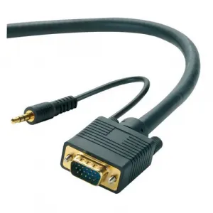 Monoprice 03340 Super Vga Mm Stereo Audio 35ft