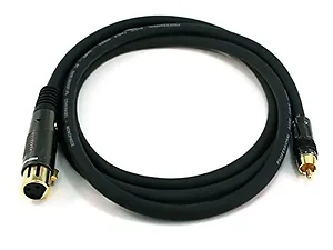 4785 | Monoprice 6FT XLR Female to RCA Male Audio Cable