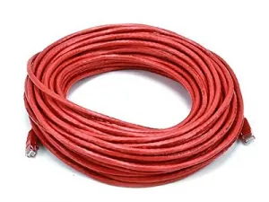 Monoprice 4925 Cat5e Utp  Patch Cable_ 75ft Red