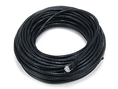 PP4502 | Monoprice 75FT Black CAT6 UTP Ethernet Patch Cable