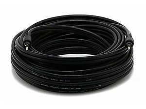 5582 | Monoprice 35FT Black Stereo Male to Male Audio Cable