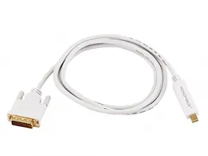 Monoprice 5999 Mini Displayport To Dvi Cable - White 6f