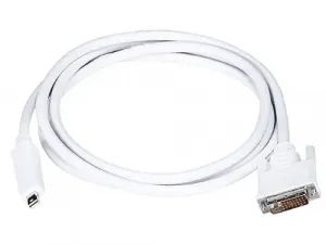 Monoprice 5999 Mini Displayport To Dvi Cable - White 6f