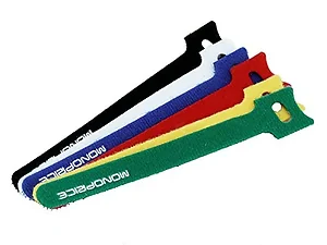 6463 | Monoprice 6-Inch Cable Ties - 60 Pack in Assorted