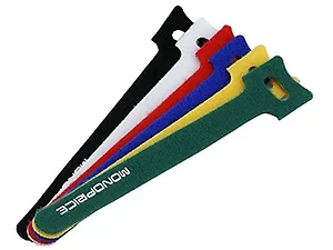 06482 | Monoprice 6-Inch Cable Ties - 120 Pack in 6 Vibrant