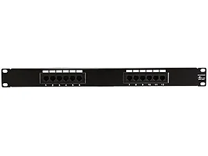 7252 | Monoprice 12-Port CAT6 Patch Panel - 110-Type