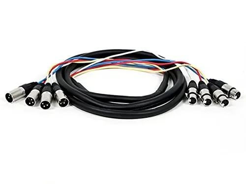 8765 | Monoprice 10FT XLR Male to Female Snake Cable