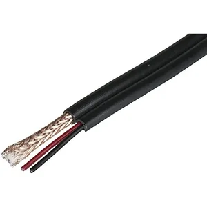 9909 | Monoprice RG59 18AWG Siamese Cable - 500FT for