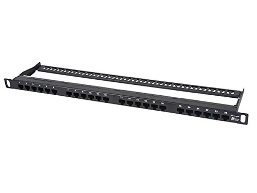 10032 | Monoprice 24-Port CAT6 Patch Panel with Dual IDC