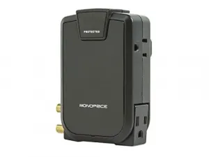 Monoprice 10531 Wall-mount Surge W Coax Protection