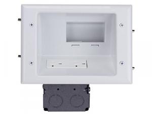 Monoprice 12589 Recessed Low Voltage Mid-size Plate