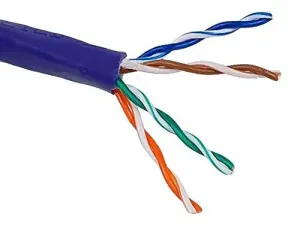 Monoprice 12770 Cat5e Utp Stranded (cm) -purple - 1000ft