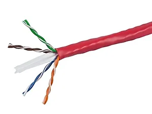 12782 | Monoprice 1000FT CAT6 UTP Solid CMR Cable - Red