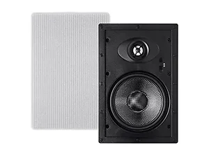 13618 | Monoprice 6.5 Inch 2-Way Wall Speakers Pair for