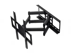 Monoprice 15869 Full Motion Wall Mount For Large Tvs Up To 77 Lbs - Bl