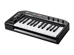 Monoprice 606304 Stage Right 25-key Midi Keyboard Controller, Black